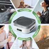 TDBYWAE Air Purifier 2 Pack for Bedroom Up to 1200 ft², H13 True HEPA Air Purifier for Pets Dust Dander Pollen Odor Smoke