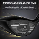 PGM Men's 13-Piece Complete Golf Club Set - Includes 3 Woods, 1 Hybrid, 7 Irons, Sand Wedge, Putter, and Stand Bag - RH