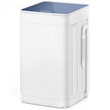 Auertech Portable Washing Machine, 2.0 cu.ft Capacity Fully Automatic Washer with Drain Pump, 7 Programs, 4 Water Levels, Portable Washer Dryer Combo for Apartment, RV, Dorm