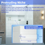 WOODBRIDGE 60” x 32” Four-Piece Direct-to-Stud Alcove Tub Surround with Right-Drain Hole Soaking Bathtub Combo in White