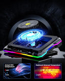Gaming Laptop Cooler Cooling Pad, Ultra Cooling with 10°C-35°C Temperature Drop
