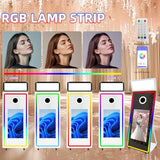 Magic Mirror Photo Booth Machine with DSLR Camera and Instant Printer for Selfie 65", 32inch Touchscreen