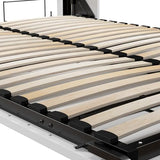 Bestar Pur Queen Murphy Bed with Sofa, 78-inch Space-Saving Wall Bed for Multipurpose Guest Room