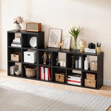 LUCKLIFE 6-Cube Storage Organizer, Stackable Modular Bookcase Shelf