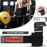 Weight Lifting Hooks for Men & Women (Pair) – Heavy Duty Wrist Support Straps with Hooks for Deadlifts, Pull Ups, Shrugs – Gym Lifting Straps with Grip Assist