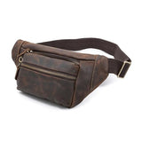 European Men's Large Capacity Zippered Crossbody Bag Waist(Style3)