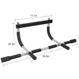 Doorway Pull Up Bar for Home Gym, Adjustable Width, Heavy-Duty Steel MOMODA