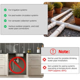 ATIVITOL 20Pcs 1/2" PVC Coupling Pipe Fittings (Socket x Socket) Schedule 40, 1/2 Inch PVC Fittings Connectors used For Sprinkler, Plumbing and Irrigation