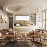 Tribesigns Square Commercial Dining Table Set of 4