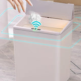 BXFIRS Home Intelligent Sensing Garbage Bin Living Room Kitchen Bedroom Bathroom ABS Trash Can