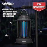 Flowtron Bug Zapper Lantern | 2-in-1 Electric Mosquito Killer & LED Camping Lantern, 2150 Sq Ft Coverage, 2000mAh Rechargeable Battery, Self-Cleaning Bug Zapper for Patio Outdoor & Indoor Use