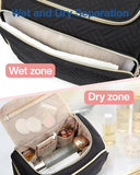 Travel Bag for Toiletries, Makeup Cosmetic Travel Bag with Handle BAGSMART