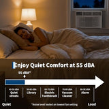 GarveeHome 10000 BTU Window Air Conditioner with Remote Control, Cools up to 350 Sq. Ft, 3 Cooling & Fan Speeds, Quiet Operation, LED Digital Display, Easy Installation, Ideal for Bedroom Office
