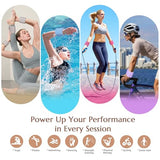 BECOJADDE Wrist Weights Ankle Weights for Women 1 Pair (2.2 lb Each) Silicone Magnetic Leg Arm Weighted Bracelet for Home Yoga Pilates, Beige Taupe