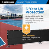 Sandbaggy Privacy Fence Screen - UV Resistant HDPE - Chain Link Fencesre Fence