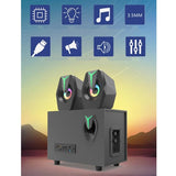 NJJOWRQ Multimedia Overweight Subwoofer Mobile Phone Plug Card Speaker Active Laptop