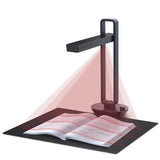 Aura Pro Portable Book Scanner Document Max A3 Size with Smart OCR Led Table Desk Lamp for Family Home Office
