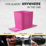 HAUSSIMPLE Car Trash Can Waterproof Plastic Garbage Bin Litter Waste Basket