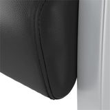 Waiting Room Guest Chair with Arms in Light Gray Vinyl, Reception Area Seating for Office and Lobby Bush Furniture