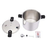 23 Quart Aluminum Pressure Cooker 22L Large Capacity Stainless Steel Pressure Canner with Gauge Release Valve for Family or Commercial