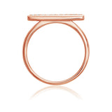 Oseew 18k gold Lab Grown Diamond Wedding Band For womens Stackable Bands and Wedding Rings Eternity Band Ring for women (rose gold)