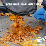 AIVOLT 40V Cordless Leaf Blower and Vacuum Mulcher Combo, Portable Leaf Vacuum Cordless with 40L Bag, Brushless Motor, 2 * 4.0Ah Batteries for Effortless Lawn Cleanup