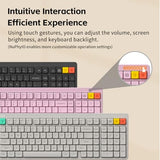 nuphy Node100 Wireless Mechanical Keyboard, Hot Swappable Custom Low Profile Keyboard