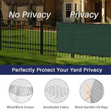 Privacy Fence Screen 6'x50' Heavy Duty Windscreen Fencing Mesh Fabric Shade
