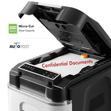 Aurora Commercial Grade 220-Sheet Auto Feed High Security Micro-Cut Paper Shredder
