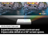 Samsung SP-LSP9T 130 Inch The Premiere 4K Smart Laser Short-Throw Projector