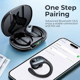 Active Noise Cancelling Earbuds Wireless Bluetooth Headphones Ear Buds 90Hrs Playback Stereo Bass Earphones