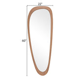 WallBeyond Asymmetrical Mirror, Irregular Mirror Full Length, Boho Wall Mirrors Decorative for Bedroom Living Room Entryway Hall, Mid Century Modern Decor 60" H x 22" W