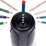 XJPWZER Learn Stationery Supplies Thick Stick Pen Semi-Automatic Sharpener Electric Pencil