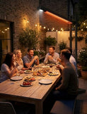 onlyfire FlexRay Heater - 80" Electric Infrared Patio Heater for Indoor & Outdoor Use, Freestanding Heater with Magnetic Remote & Cover, 3 Heat Modes + Light Mode,1500W, Overheat & Tip-Over Protection