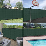 Privacy Fence Screen 6'x50' Heavy Duty Windscreen Fencing Mesh Fabric Shade