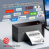 Label Printer, [Upgraded] 300DPI Shipping Thermal Labels Printer for Shipping Packages, 4x6 Label Printers Compatible with iOS