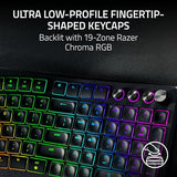 Razer Pro Type Ergo Wireless Split Ergonomic RGB Keyboard: Adjustable Tilt, Wrist Rest, Natural Typing