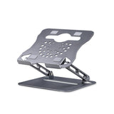 DTTLYQF Aluminum Alloy Folding Laptop Stand Tablet Fixed Office Artifact Universal Lift Telescopic(Gray)