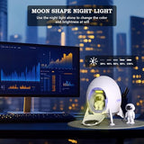 ASTRAEA Astronaut Star Projector Galaxy Night Light Space Projector with Built-in Speaker, Starry Nebula Ceiling LED Lamp with Timer
