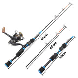 TEDILUVI Super Hard Ice Fishing Rod Insertion Joint Winter Equipment Set
