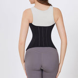 MISTHIN Waist Cincher Corset Sport Girdle Trimmer Corset Double Belt Wrap Waist Trainer Shaperwear Tummy Control Shaper for Women (Black, XX-Large)