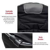 SUNNYFEEL Oversized Camping Chair Heavy Duty 500 LBS Portable Folding Chairs Black Large Sofa Chair for Beach, Trip, Picnic, Lawn, Outdoor Camp Chair for Adults & Carry Bag
