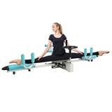 Leg Stretcher, Split Stretching Equipment for Flexibility, 330lbs Heavy Duty Split Machine for Yoga, Dance and Gymnastics, Leg Stretching Training Machine for Home Gym (Cyan) WPORDE
