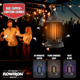 Flowtron Bug Zapper Lantern | 2-in-1 Electric Mosquito Killer & LED Camping Lantern, 2150 Sq Ft Coverage, 2000mAh Rechargeable Battery, Self-Cleaning Bug Zapper for Patio Outdoor & Indoor Use
