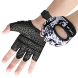 RYMNT Minimal Weight Lifting Gloves,Short Micro Workout Gloves Grip Pads with Full Palm Protection & Extra Grip, Tie Dye Ink-Medium