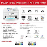 Canon PIXMA TR7820 – Wireless Home All-in-One Printer
