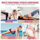 Exercise Hip Thrust Belt - Dumbbell Hip Thrust Belt, Thicken & Widen, Comfortable (Pink)