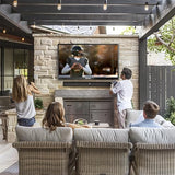 SYLVOX 65'' Outdoor Google TV Weatherproof 4K Television, Built-in Chromecast Voice Assistant SYLVOX