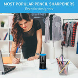 Electric Long Point Pencil Sharpener, 2 Holes, Fast Sharpen & Auto Stop, 8-17mm Long Point