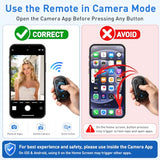 duskeep Bluetooth Camera Remote Shutter with Zoom for iPhone Android, Vlogs